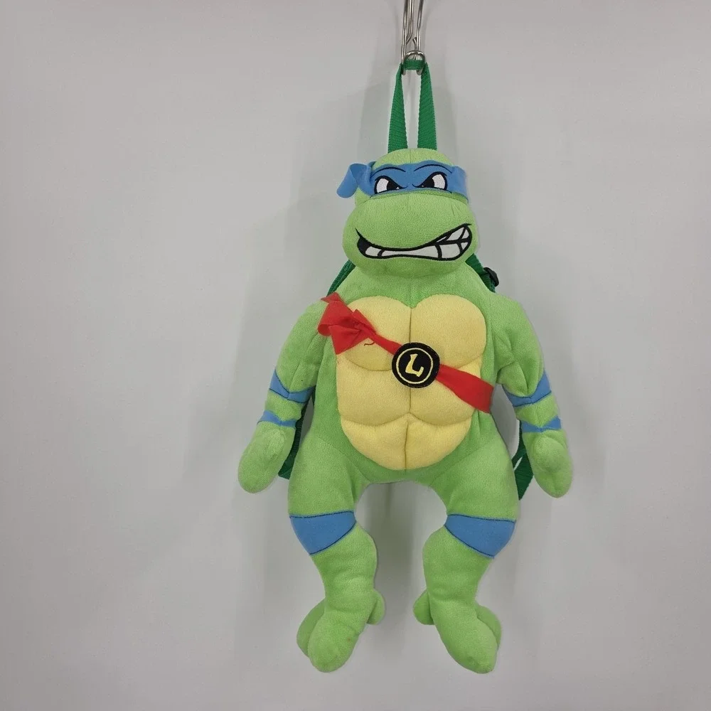 Teenage Mutant Ninja Turtles TMNT Leonardo Green Plush Backpack 21